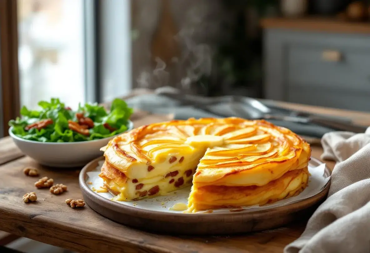 Ce gâteau salé façon tartiflette fait l’unanimité : fondant, croustillant, ultra réconfortant… tout ce qu’on aime en plein hiver