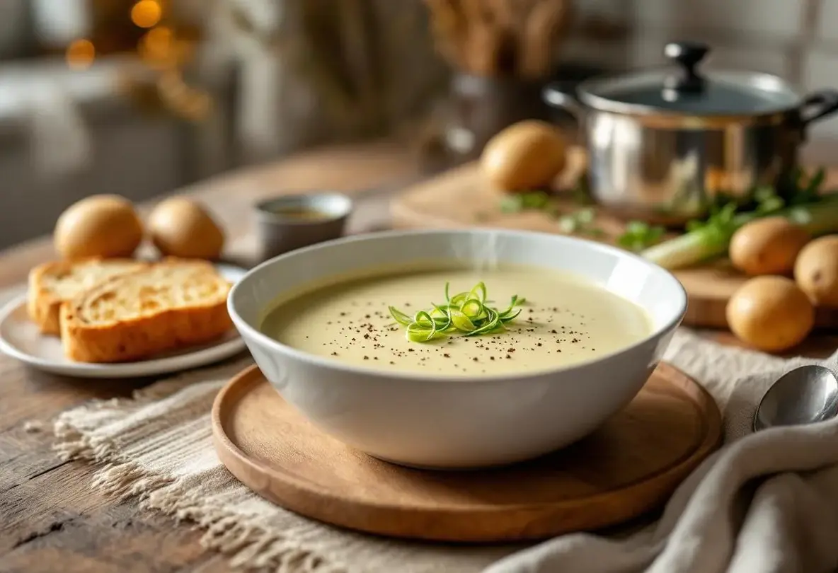 Soupe poireaux-pommes de terre : la version légère façon chef à tester dès ce soir